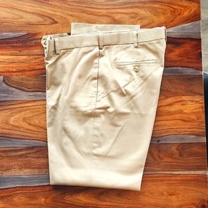 Perry Ellis Portfolio Men's Dress Pants, Khaki, 36 Waist 32 Length